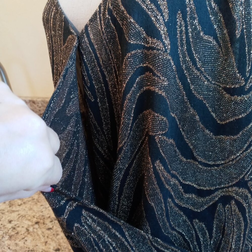 Cache Metallic Tiger Print Tank Top - Picture 4 of 8